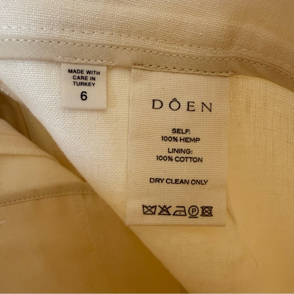 Doen Bernice Shorts in Magnolia size 6 NWT - Picture 10 of 10